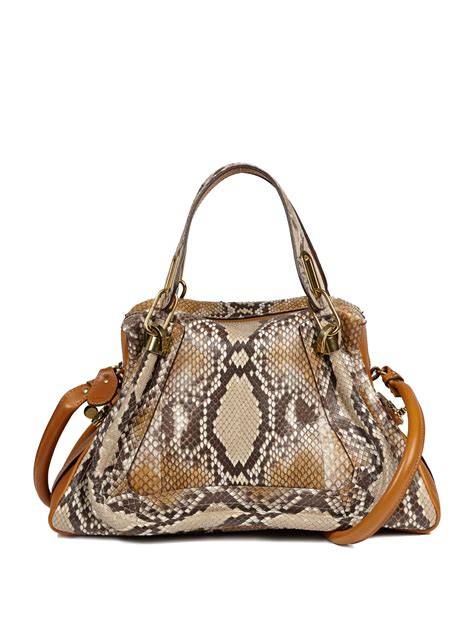 chloe paraty python replica|Chloé Paraty Bags & Handbags for Women for sale .